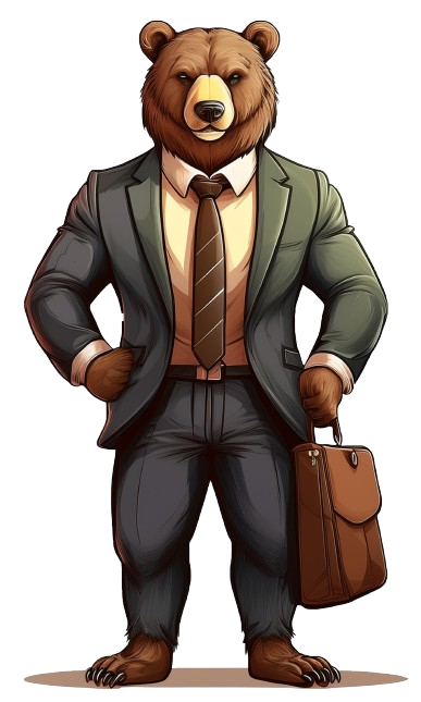 Business Bear mascot