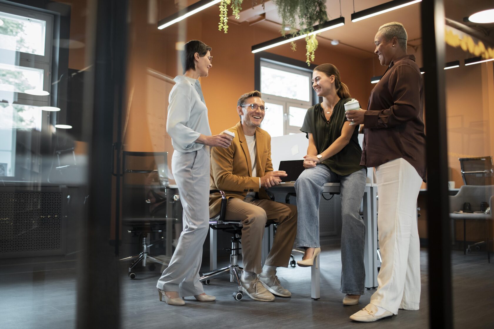 Business team in office